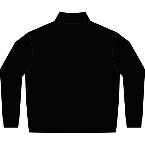 Minimalist Code Window Quarter-Zip Pullover | Tech Console Chest Print