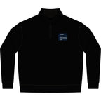 Minimalist Code Window Quarter-Zip Pullover | Tech Console Chest Print